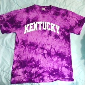 Purple tie-dye Kentucky Tshirt